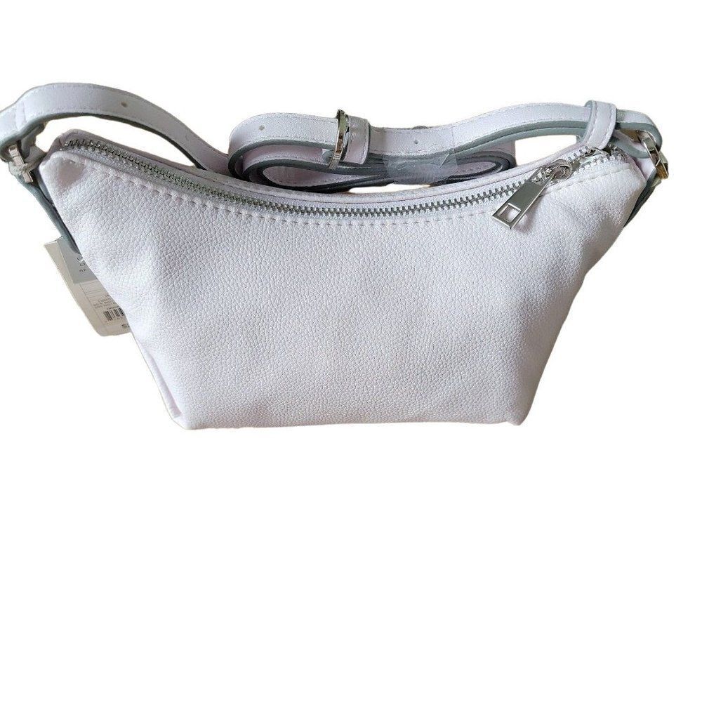 A New Day Womens Lilac Leather Adjustable Strap Crossbody Shoulder Bag One Size
